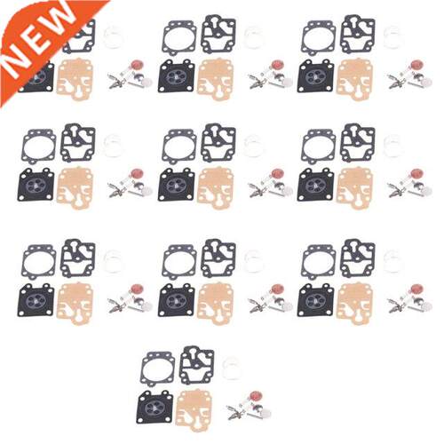10 SETS Carburetor Repair Kit for 40-5 44-5 32 34 26 Brush C