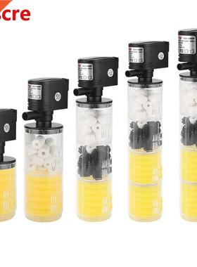 3 in 1 Internal Submersible Water Filter Pump Aquarium Fish