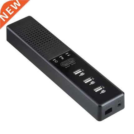 Computer Speakers Microphone USB Hub Plug and Play USB Confe