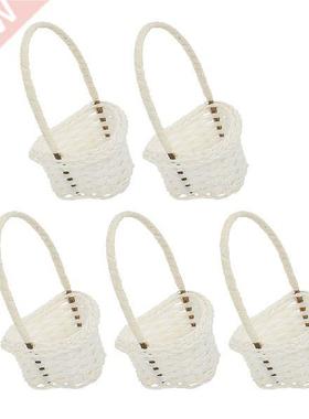 Basket Mini Woven Baskets Picnic Wicker Wedding Flower