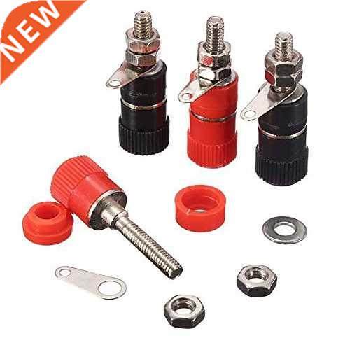4x loudspeaker terminal Pole terminal gold-plated for 4mm ba