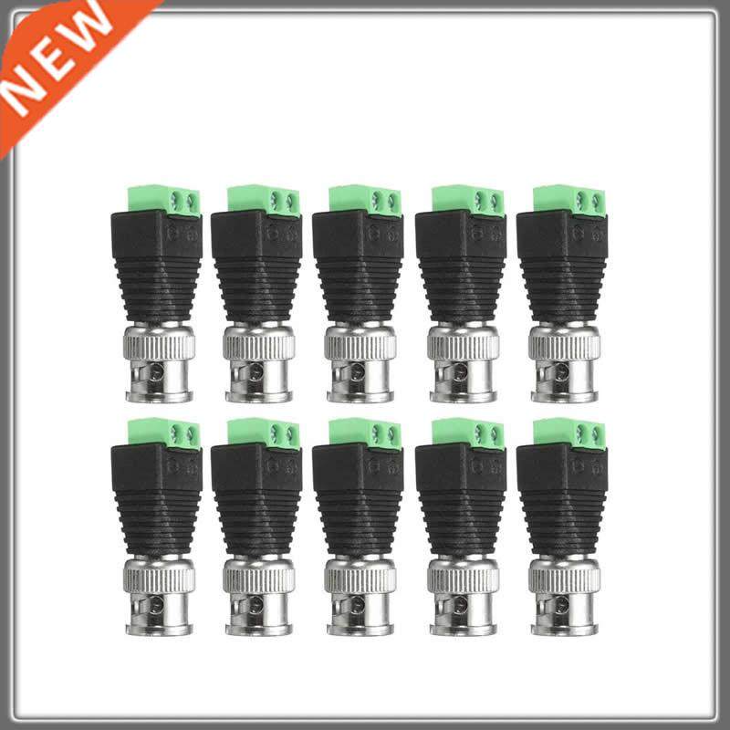 100pcs/lot BNC Male Connector Coax Twist For CCTV Camera Coa