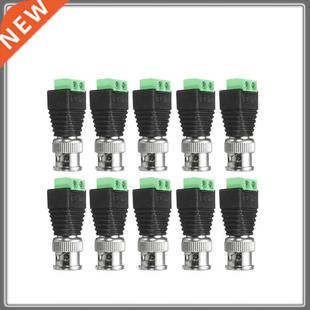 100pcs/lot BNC Male Connector Coax Twist For CCTV Camera Coa
