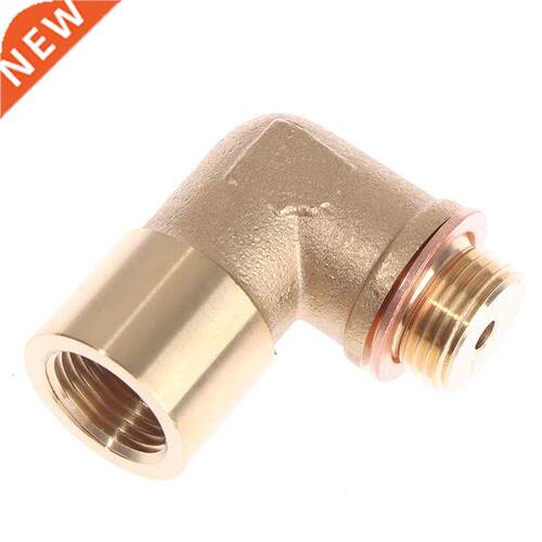 1X 90 Degree 02 Bung Extension M18X1.5 O2 Oxygen Sensor Angl