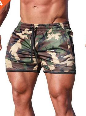 2021 new ser men's sports beach shorts fashion bodybuildi