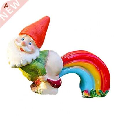 Adorable Gnome Ornament Funny Weather-resistant Dwarf Throw
