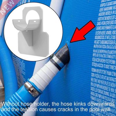 Hose Support Brackets with Ties for Above Ground Swimming