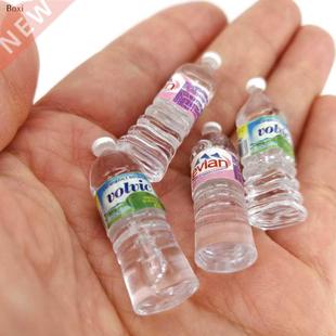 Hot Sale 1:12 Mini Simulation Mineral Water Bottle Resin Mod