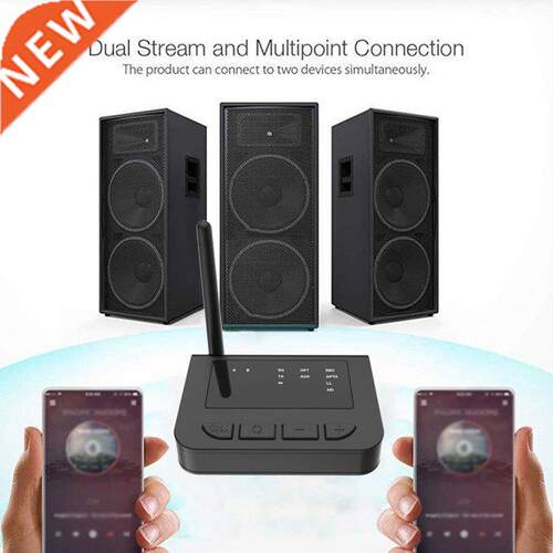 Wireless 2-in-1 Transmitter Bluetooth-compatible V5.0 Low La