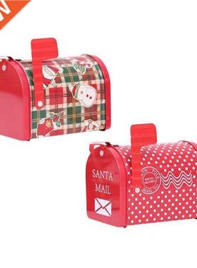 Iron Mailbox Ornament Portable Lovely Xmas Tree Pendant Cand