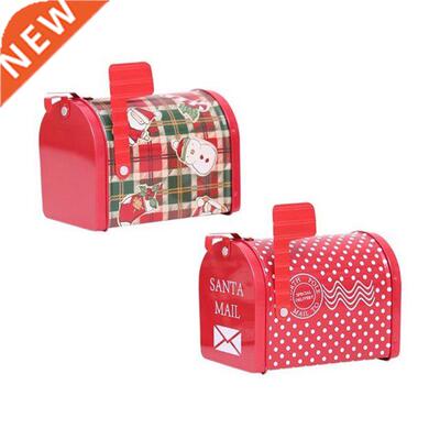 Iron Mailbox Ornament Portable Lovely Xmas Tree Pendant Cand