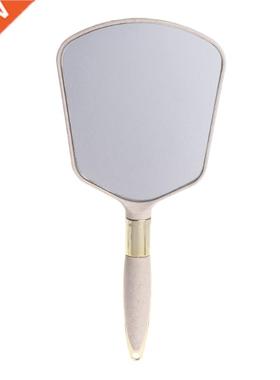 Cute Retro Plastc Hand Held Vntage Makeup Mrror Vanty