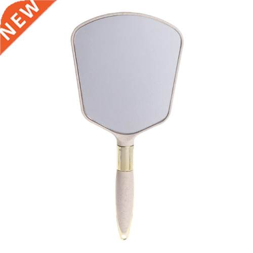 Cute Retro Plastc Hand Held Vntage Makeup Mrror Vanty