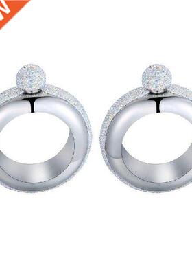 2X Stanless Steel Bracelet Flasks Portable Wne Whsky Hp