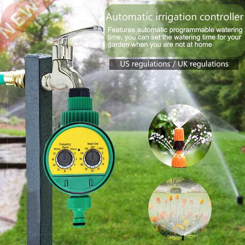 1pc Automatic Garden Watering Timer Ball Valve Controller Sy