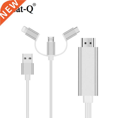Micro USB TYPE C Lightning to HDMI  in 1 1080P HDTV TV Con