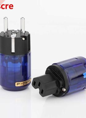 10 pair Oyaide Rhodium Plated C-037 IEC plug + P-037E Schuko