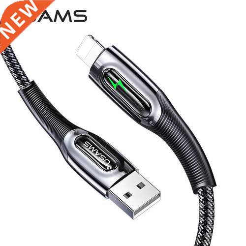USAMS Auto Power Off Lightning Cable for iPhone 11 Pro Max