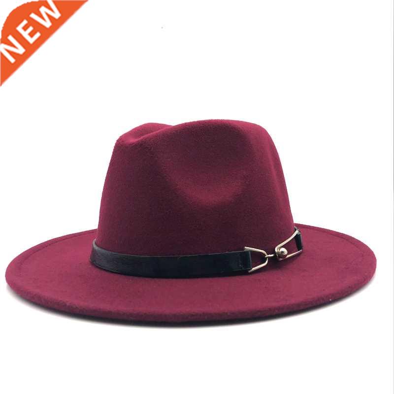 New Women Men Wool Vintage Gangster Trilby Felt Fedora Hat W