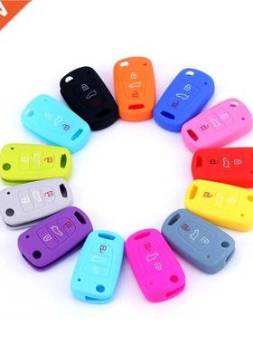 3 Button Silicone Flip Car Key ver Case for Kia RIO K2 K3 K5