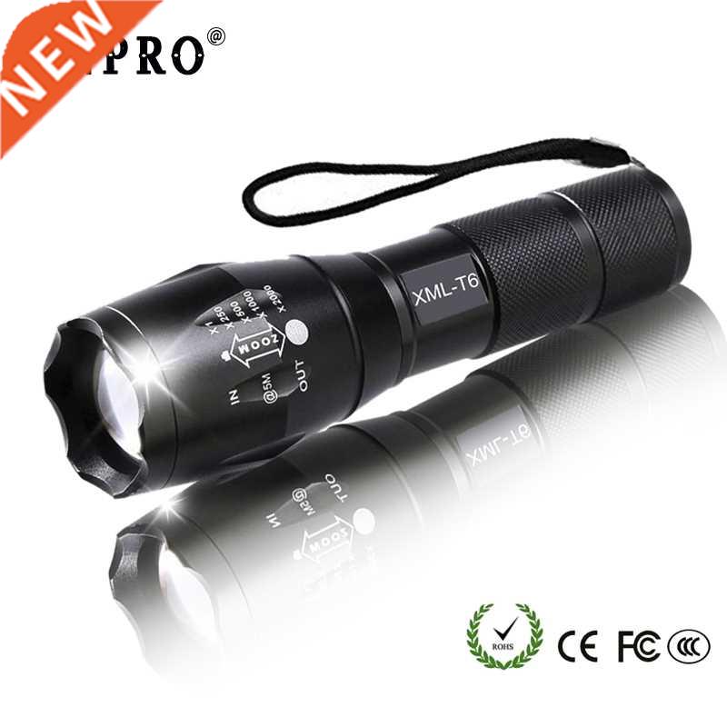 Anpro XML T6 Led Flashlight Q5 Mini Torch Lanterna Tactical