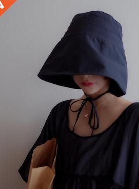 New Frenulum Deep Panama Hip Hop Cap Female Bucket Hats Hara