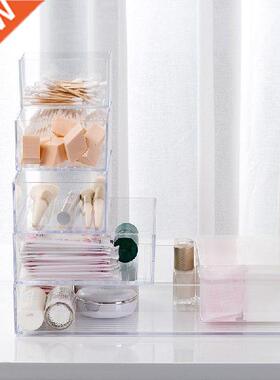 4 Sizes Clear Drawer Dividers Storage Box Bins Case Trays