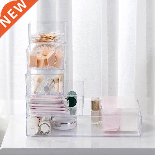 4 Sizes Clear Drawer Dividers Storage Box Bins Case Trays