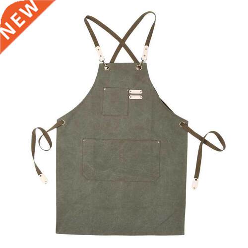 Denim Canvas Wear Apron / Painting / Hairdressing / Barista