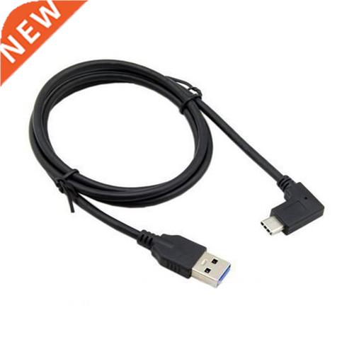 USB 3.0 Type A Male to USB 3.1 Type C Male Right Angle USB D