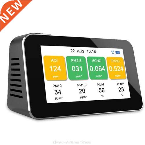 Multifunction LCD Digital Display Quick Sensing Air Quality