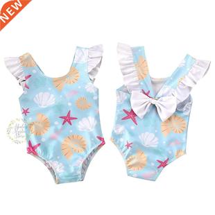 2020 New Hot Toddler Kids Baby Girl Bikini Swimsuit Bow Swim