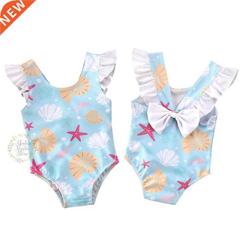 2020 New Hot Toddler Kids Baby Girl Bikini Swimsuit Bow Swim