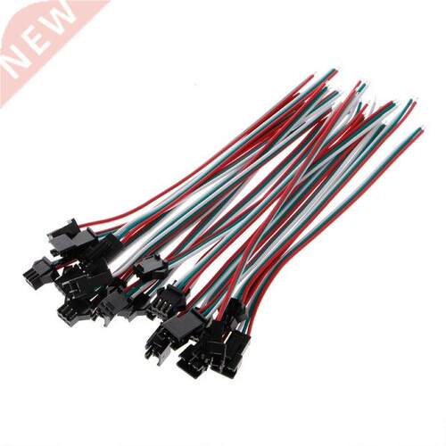 10 Pairs 3 Pin JST SM Male Female Plug Connector Cable For W