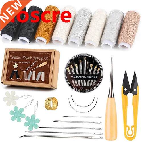 Leather Sewing Kit Leather Needle Sewing Thread Sewing Awl