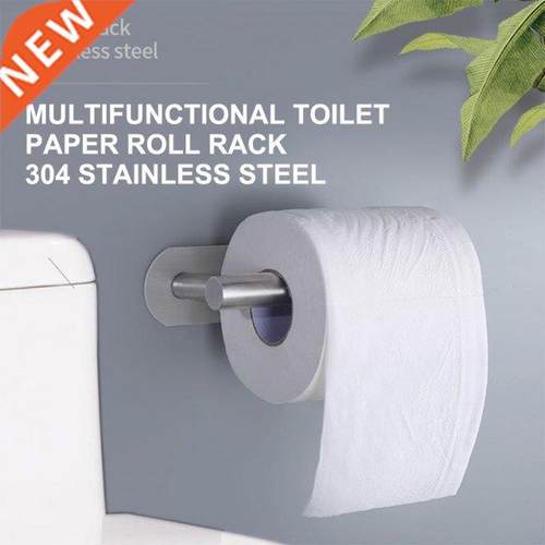 Bathroo Toilet Paper Holder Sucker Wall ount Roll Tissue R