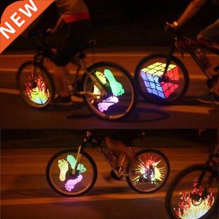 D Bicycle Spoke LED Light Illuminate Bike Motorcycle Tire