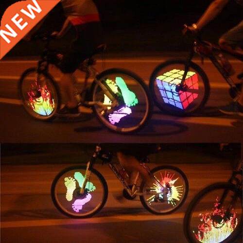 D Bicycle Spoke LED Light Illuminate Bike Motorcycle Tire