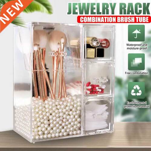 Multifunctiona Makeup Brushes Holder Jewelry rack Organizer