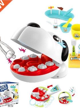 Pet Dog Dentist Hospital Toy Kit for Kid Pretend Play