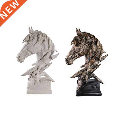 Sculpture Horse Head Abstract Ornaments Decoration For Home