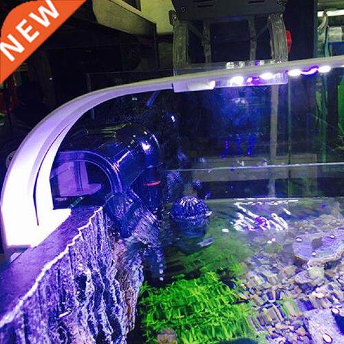 Led Mini Fish Tank Light Super Slim Blue White Light