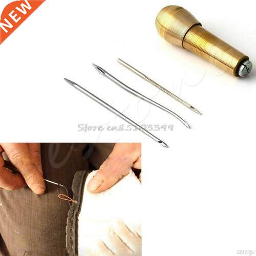 Leather Tent Canvas Sewng Awl Hand Sttcher Taper Leathercr