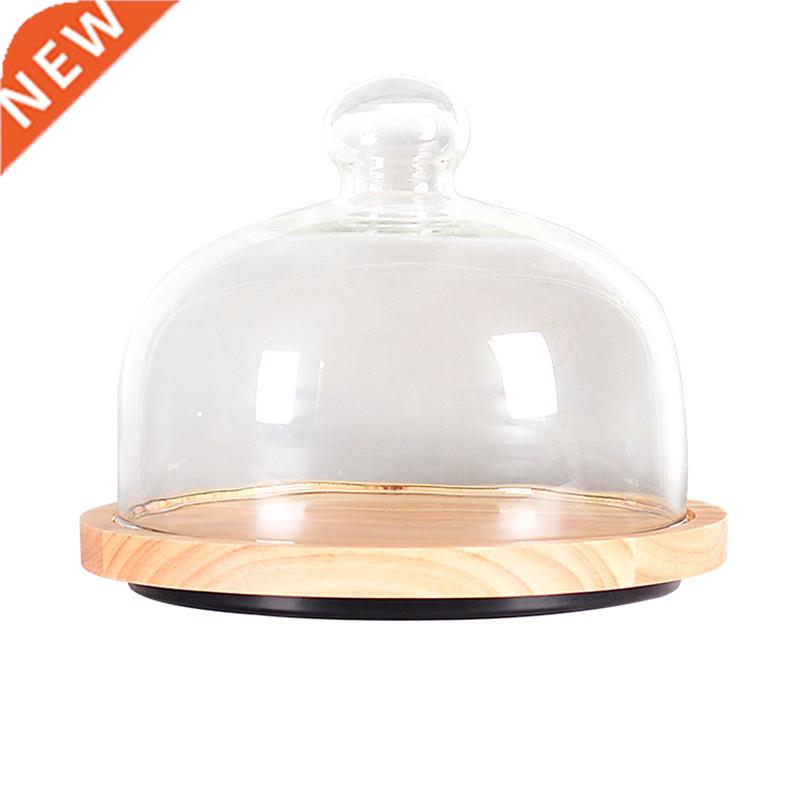 Creative Wooden Cake Plate Pan Dessert Display Stand