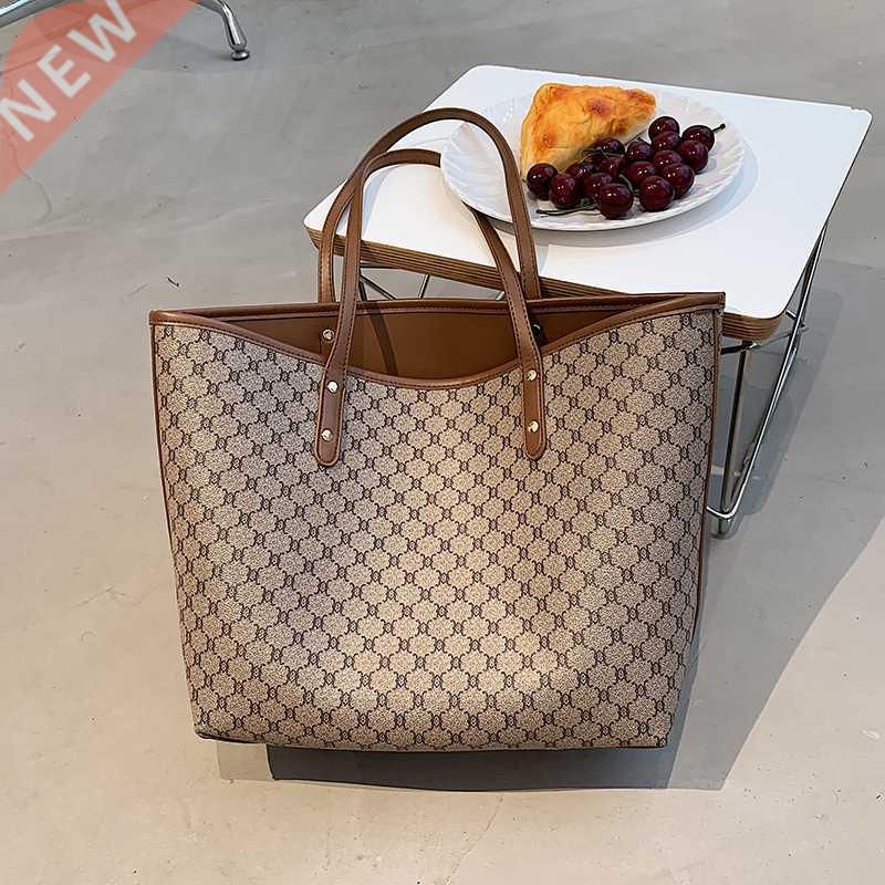 2 Pcs/set Luxury Designer High Capacity Tote Handbag for Wom