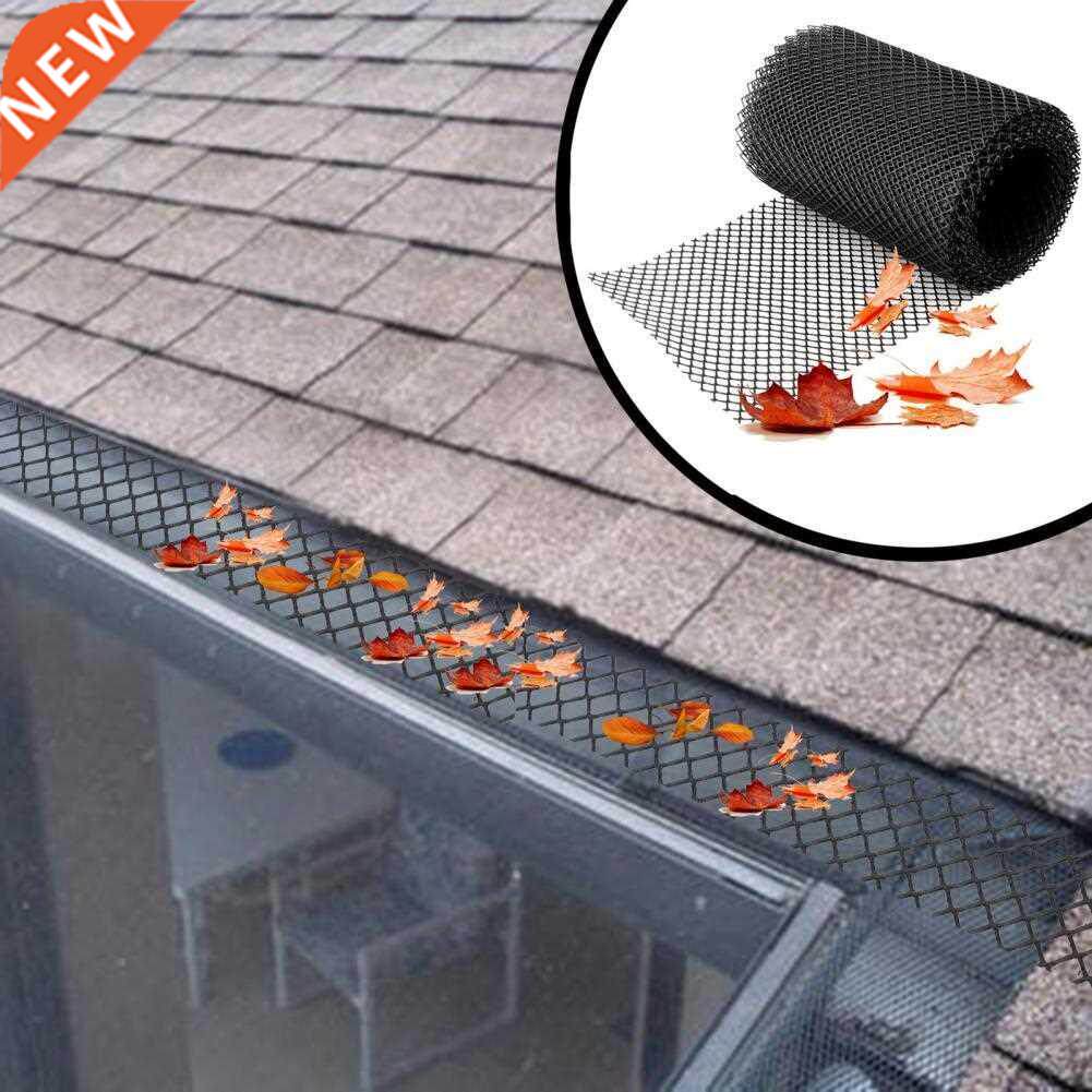 1 roll anti-clogging gutter guard mesh cover flexible pp