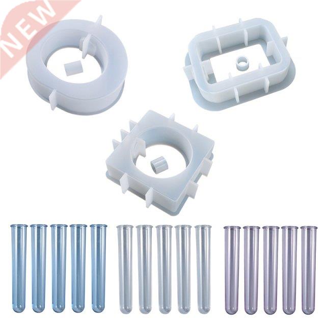 Wall Hanging Acrylic Test Tube Planter Spreading Station Sil
