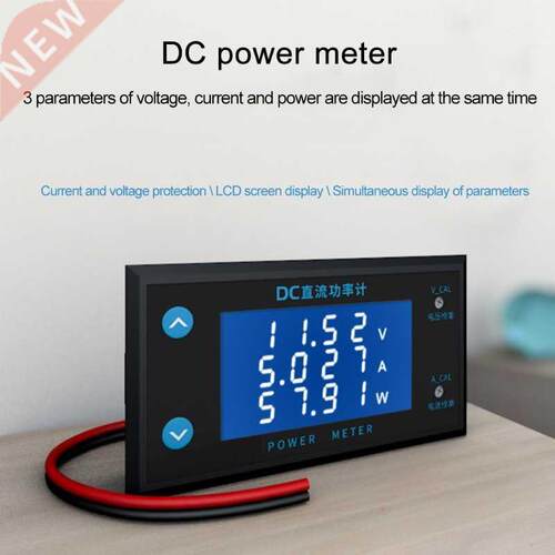 DC 0-200V 10A LCD Display High Precision Power Detector