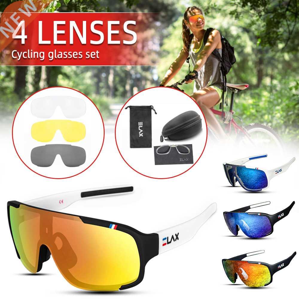 Fashion Cycling Glasses 4 Lens Set Fully Coated Outdoor