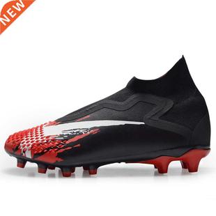 High Top Football Shoes Men Soccer Boots Long Spikes Outdoor
